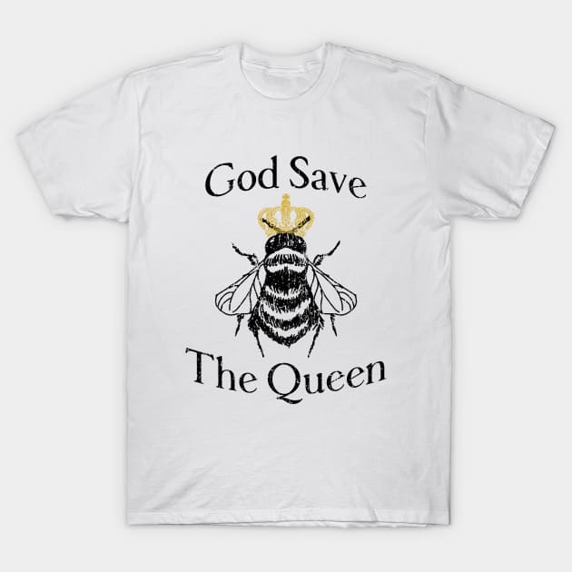 God Save the Queen T-Shirt by FontfulDesigns